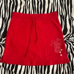 Y2k red mini skirt 💋